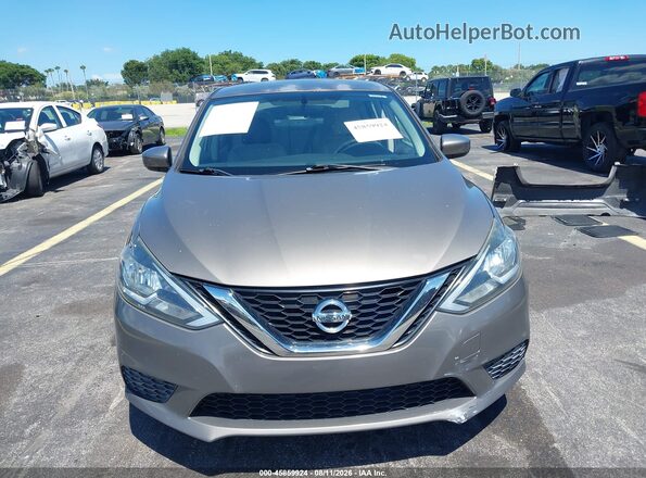 3N1AB7AP9GY250598 2016 NISSAN SENTRA Cream Vista interior trasera