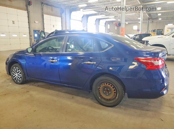 3N1AB7AP9GY251167 2016 NISSAN SENTRA Blue Задня права чверть