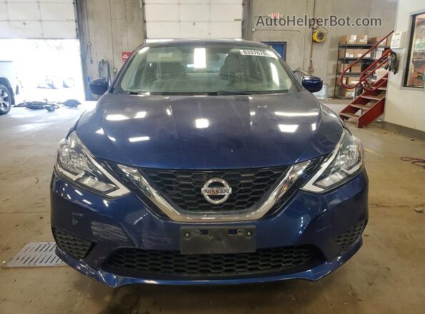 3N1AB7AP9GY251167 2016 NISSAN SENTRA Blue Вид ззаду