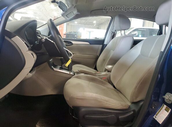 3N1AB7AP9GY251167 2016 NISSAN SENTRA Blue Вид панелі приладів