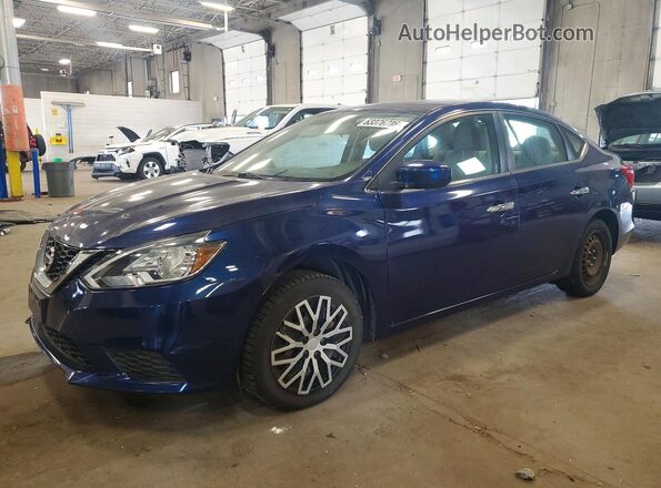 3N1AB7AP9GY251167 2016 NISSAN SENTRA Blue Задня ліва чверть