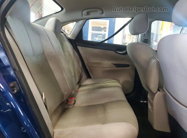 3N1AB7AP9GY251167 2016 NISSAN SENTRA Blue Вид задньої частини салону