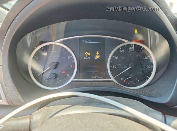 3N1AB7AP9GY256773 2016 NISSAN SENTRA White Instrument cluster view