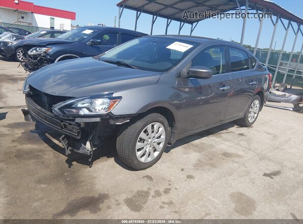 3N1AB7AP9GY272018 2016 NISSAN SENTRA Pewter Przód lewy