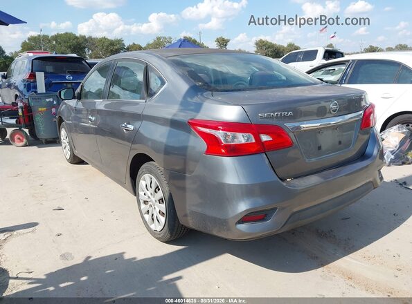 3N1AB7AP9GY276831 2016 NISSAN SENTRA Серый Задняя левая четверть