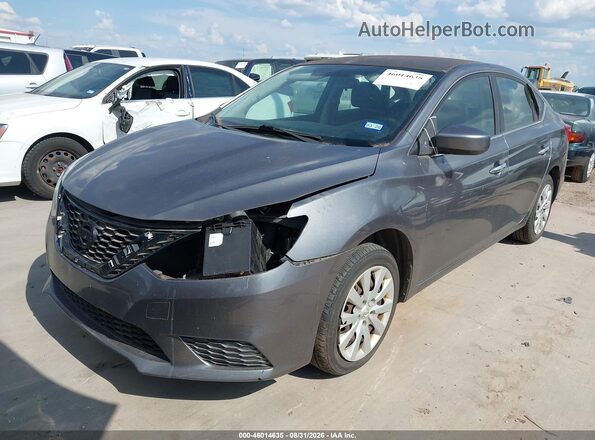 3N1AB7AP9GY276831 2016 NISSAN SENTRA Серый Передняя левая четверть