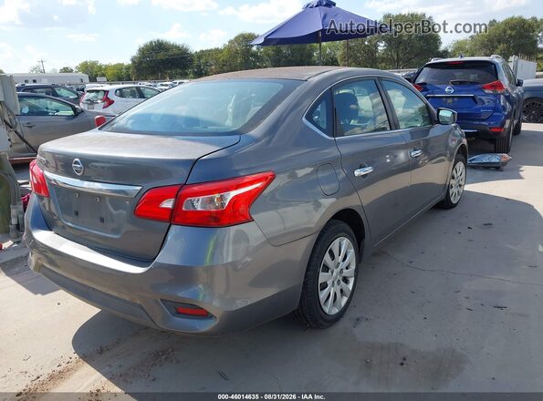 3N1AB7AP9GY276831 2016 NISSAN SENTRA Серый Задняя правая четверть