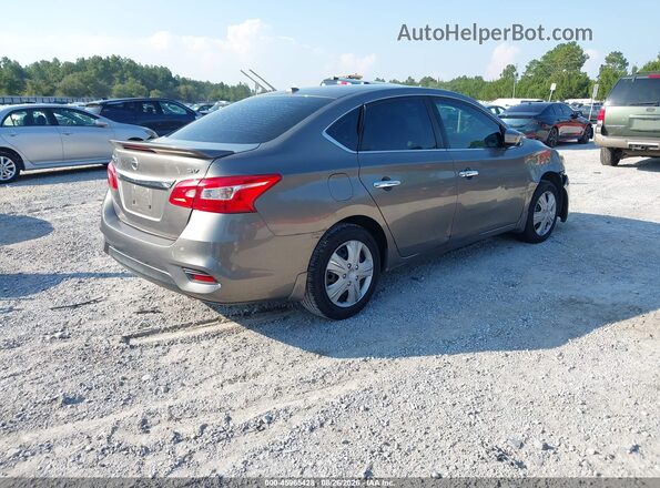 3N1AB7AP9GY287554 2016 NISSAN SENTRA Gray Задня права чверть