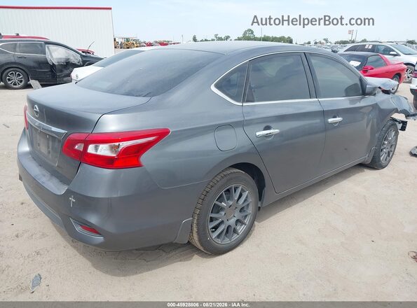 3N1AB7AP9GY290535 2016 NISSAN SENTRA Gray Rear right