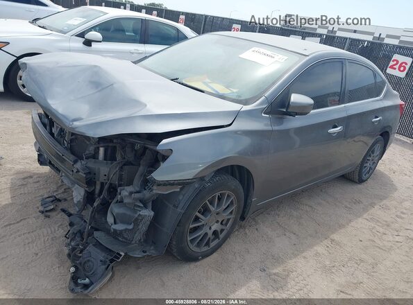 3N1AB7AP9GY290535 2016 NISSAN SENTRA Gray Front left