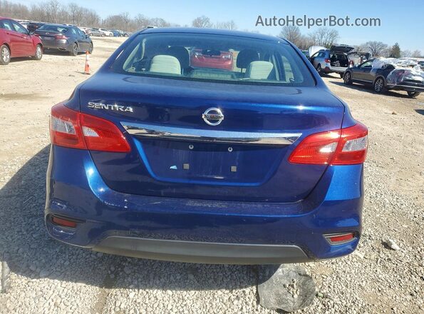 3N1AB7AP9GY303915 2016 NISSAN SENTRA Blue Vista trasera