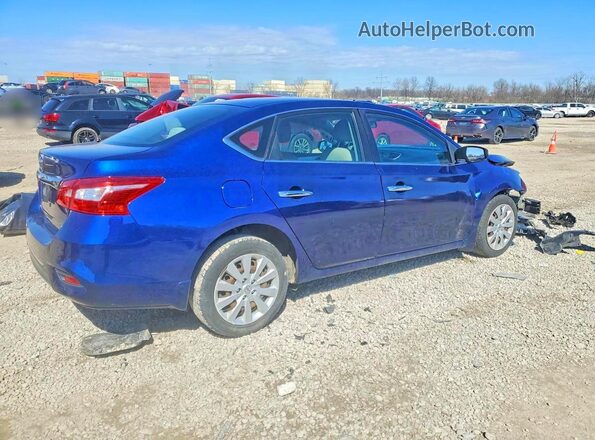 3N1AB7AP9GY303915 2016 NISSAN SENTRA Blue Trasero derecho
