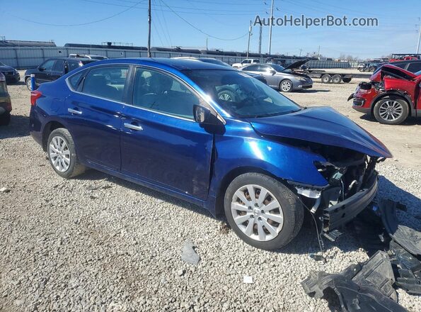 3N1AB7AP9GY303915 2016 NISSAN SENTRA Blue Delantero derecho