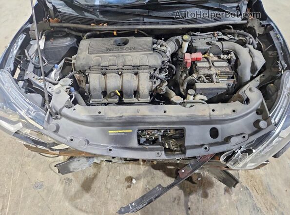 3N1AB7AP9HL637795 2017 NISSAN SENTRA Синий Вид задней части салона