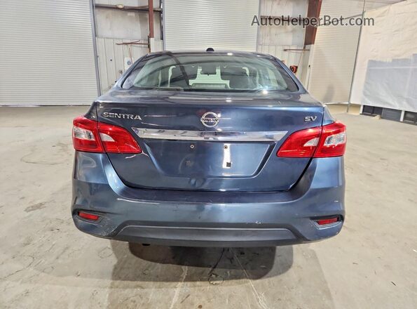 3N1AB7AP9HL637795 2017 NISSAN SENTRA Синий Вид сзади