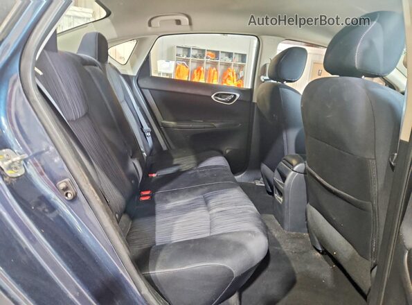 3N1AB7AP9HL637795 2017 NISSAN SENTRA Синий Вид задних сидений