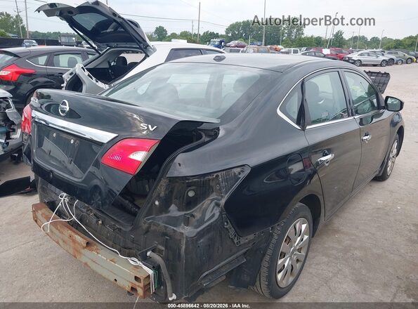 3N1AB7AP9HL661692 2017 NISSAN SENTRA Черный Задняя правая четверть