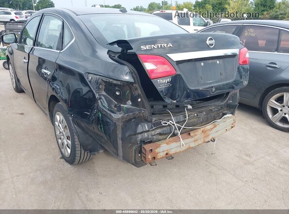 3N1AB7AP9HL661692 2017 NISSAN SENTRA Черный Вид спереди