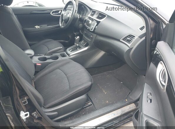 3N1AB7AP9HL661692 2017 NISSAN SENTRA Черный Вид салона спереди
