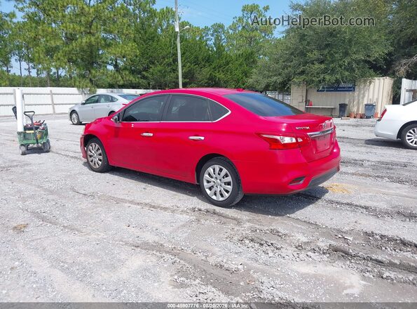 3N1AB7AP9HL688228 2017 NISSAN SENTRA Красный Задняя левая четверть