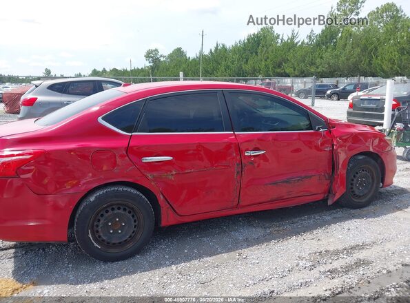 3N1AB7AP9HL688228 2017 NISSAN SENTRA Красный Вид спереди