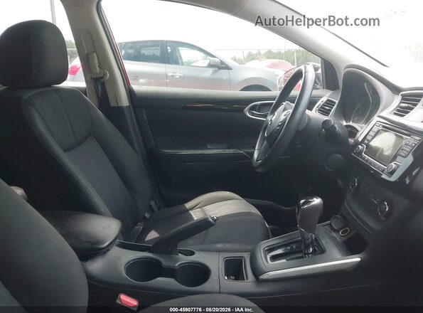 3N1AB7AP9HL688228 2017 NISSAN SENTRA Красный Вид салона спереди