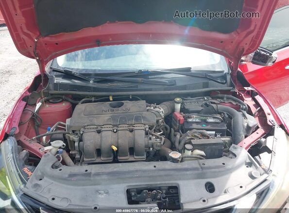 3N1AB7AP9HL688228 2017 NISSAN SENTRA Красный Вид сзади