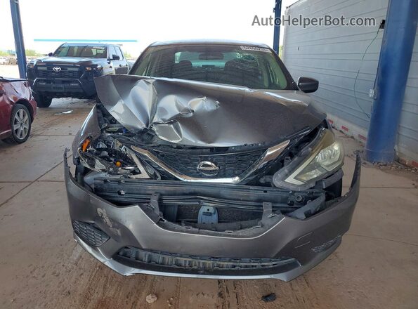 3N1AB7AP9HL709563 2017 NISSAN SENTRA Gray Вид спереду