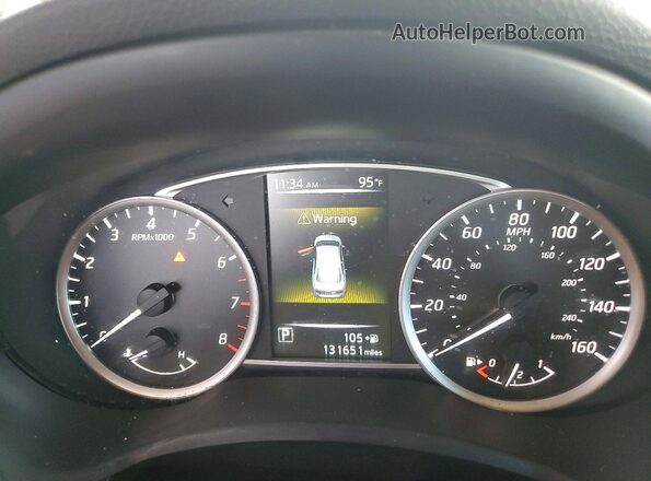 3N1AB7AP9HL709563 2017 NISSAN SENTRA Gray Вид щитка приладів