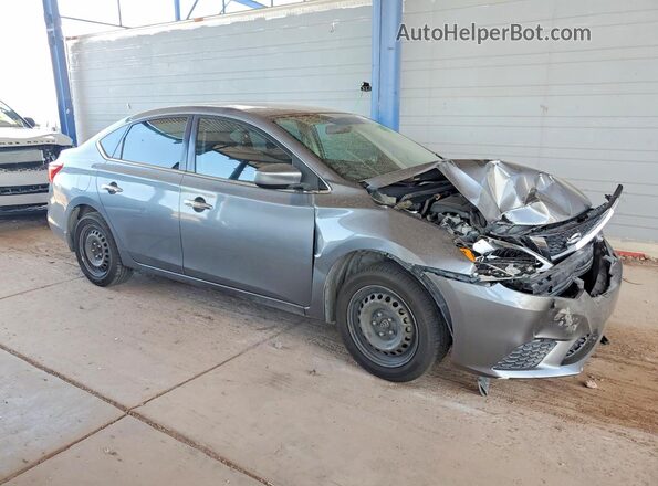 3N1AB7AP9HL709563 2017 NISSAN SENTRA Gray Передня права чверть