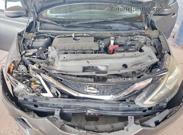3N1AB7AP9HL709563 2017 NISSAN SENTRA Gray Вид задньої частини салону