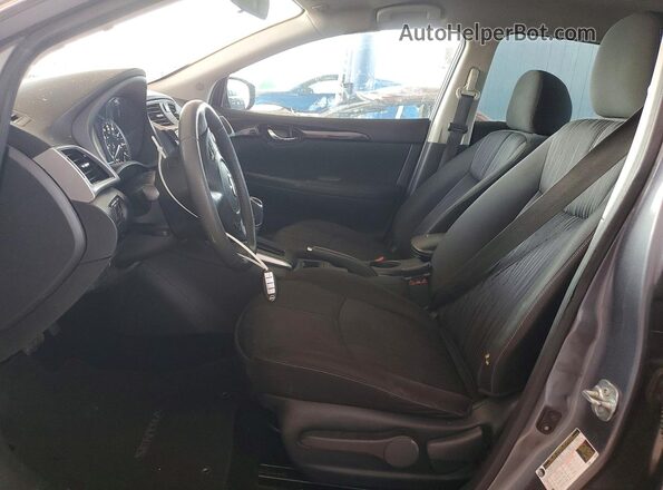 3N1AB7AP9HL709563 2017 NISSAN SENTRA Gray Вид салону спереду