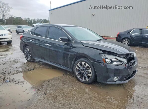 3N1AB7AP9HY218347 2017 NISSAN SENTRA Black Przód prawy
