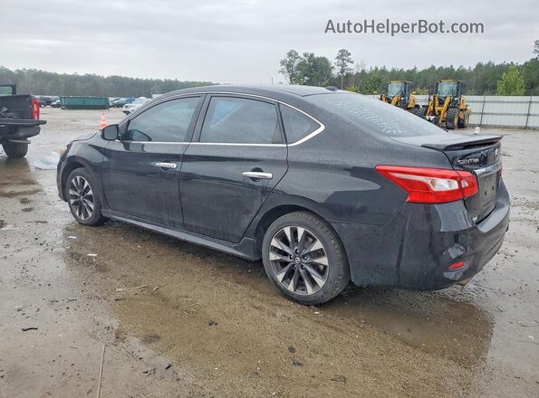 3N1AB7AP9HY218347 2017 NISSAN SENTRA Black Tył lewy