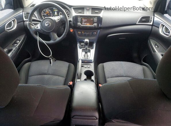 3N1AB7AP9HY218347 2017 NISSAN SENTRA Black Widok deski rozdzielczej