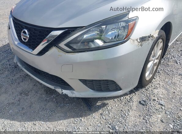 3N1AB7AP9HY243278 2017 NISSAN SENTRA Серебряный Вид спереди