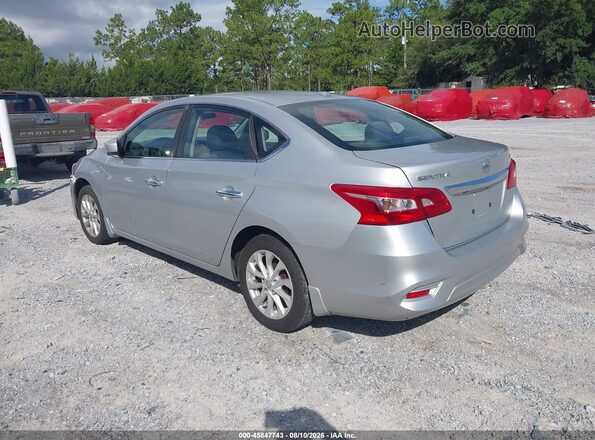 3N1AB7AP9HY243278 2017 NISSAN SENTRA Серебряный Задняя левая четверть