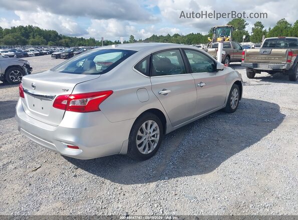 3N1AB7AP9HY243278 2017 NISSAN SENTRA Серебряный Задняя правая четверть