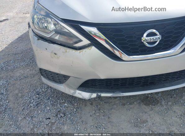 3N1AB7AP9HY243278 2017 NISSAN SENTRA Серебряный Вид щитка приборов