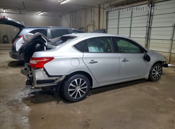 3N1AB7AP9HY250974 2017 NISSAN SENTRA Silver Задня права чверть