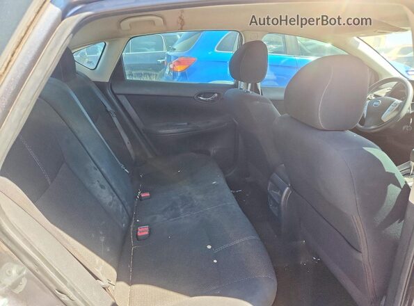 3N1AB7AP9HY253485 2017 NISSAN SENTRA Silver Widok tylnych siedzeń