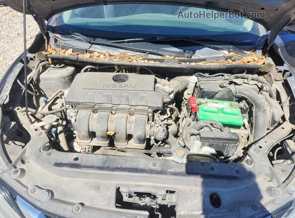 3N1AB7AP9HY253485 2017 NISSAN SENTRA Silver Widok wnętrza z tyłu