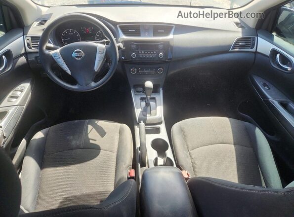 3N1AB7AP9HY253485 2017 NISSAN SENTRA Silver Widok deski rozdzielczej