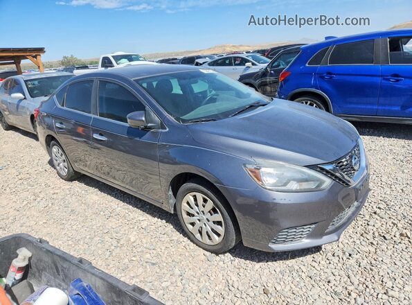 3N1AB7AP9HY253485 2017 NISSAN SENTRA Silver Przód prawy