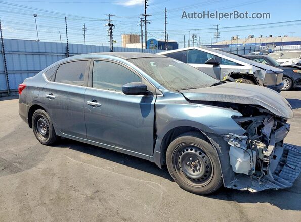 3N1AB7AP9HY256080 2017 NISSAN SENTRA Green Przód prawy