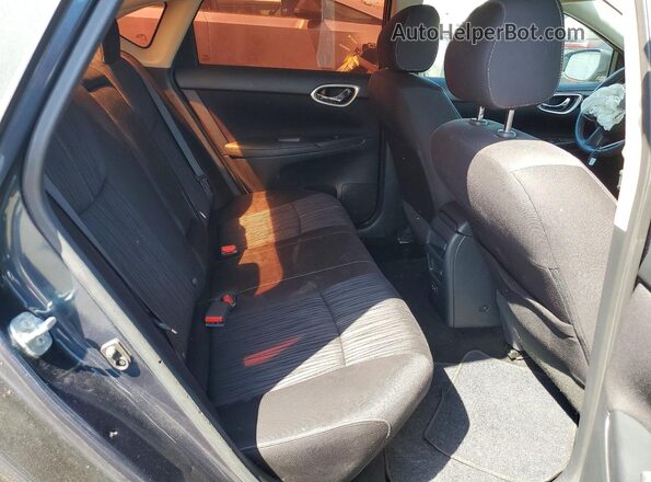 3N1AB7AP9HY256080 2017 NISSAN SENTRA Green Widok tylnych siedzeń