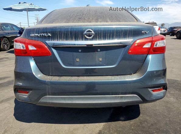 3N1AB7AP9HY256080 2017 NISSAN SENTRA Green Widok z tyłu