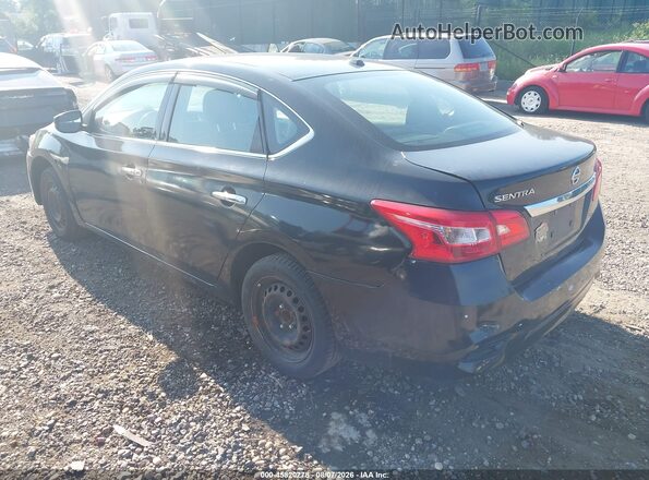 3N1AB7AP9HY267841 2017 NISSAN SENTRA Черный Задняя левая четверть