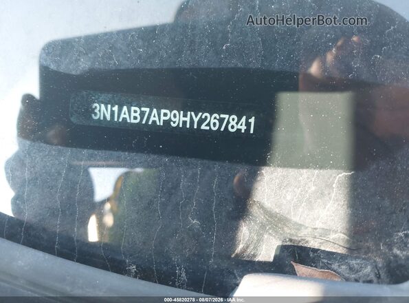 3N1AB7AP9HY267841 2017 NISSAN SENTRA Черный Вид щитка приборов