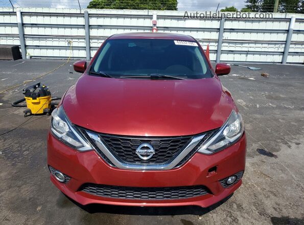 3N1AB7AP9HY281948 2017 NISSAN SENTRA Burgundy Widok z przodu
